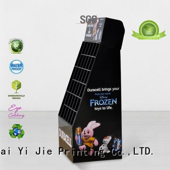 CAI YI JIE Brand corrugated cardboard greeting card display stand stainless supplier