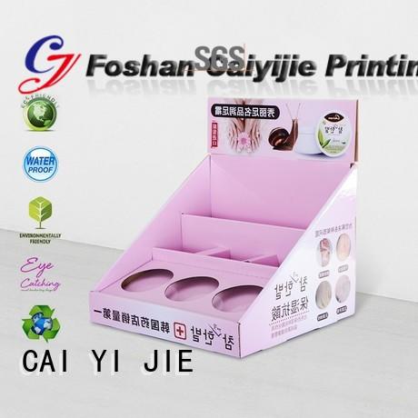 marketing boxes counter cardboard CAI YI JIE Brand cardboard display boxes supplier