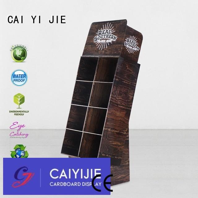 CAI YI JIE Brand product uv floor cardboard stand