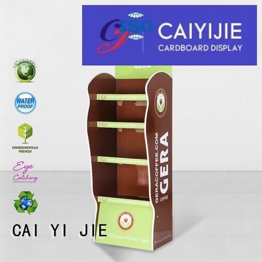 cardboard greeting card display stand printing cardboard cardboard stand stands CAI YI JIE Brand