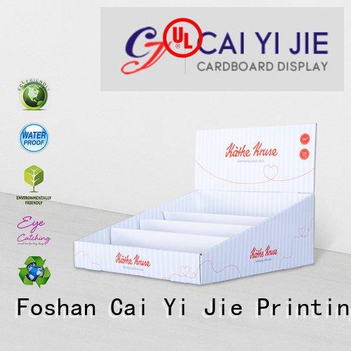 CAI YI JIE marketing cardboard display boxes countertop displays