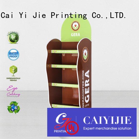 cardboard greeting card display stand super cardboard stand CAI YI JIE