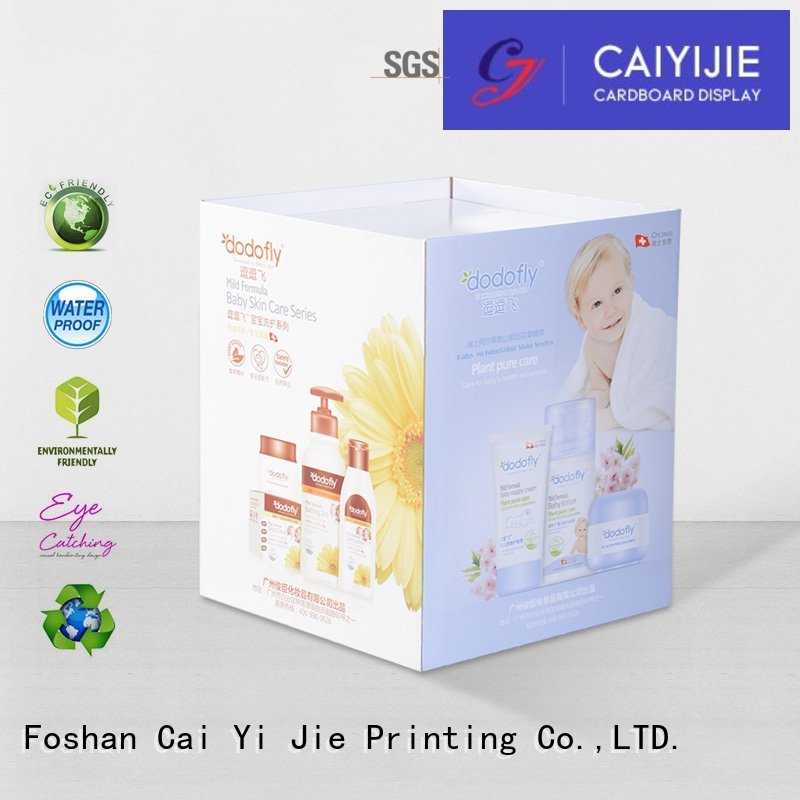dump bin manufacturers color for merchandising CAI YI JIE