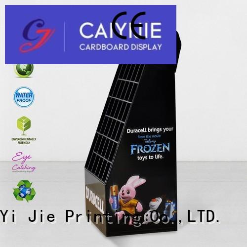 CAI YI JIE Brand retai stair pop cardboard stand manufacture