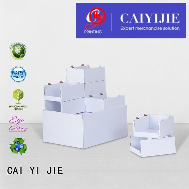 product retail carton cardboard pallet display CAI YI JIE manufacture