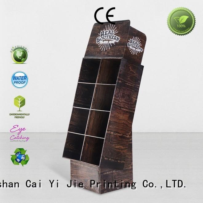 Quality CAI YI JIE Brand cardboard greeting card display stand sale