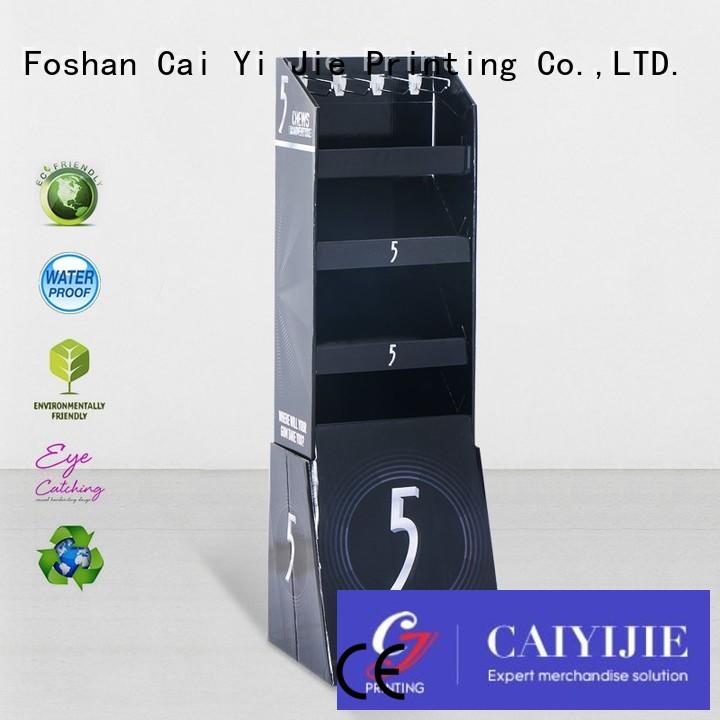 cardboard products mobile for supermarket CAI YI JIE
