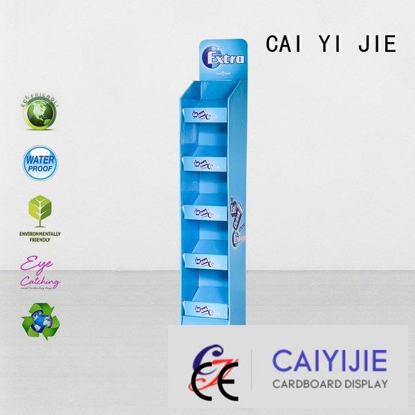 CAI YI JIE Brand displays retail fashion cardboard greeting card display stand