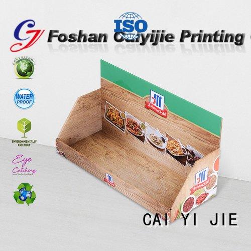CAI YI JIE Brand supermarkets counter cardboard cardboard display boxes sale