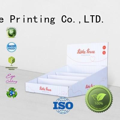 CAI YI JIE printed cardboard retail display boxes cardboard factory price for units chain