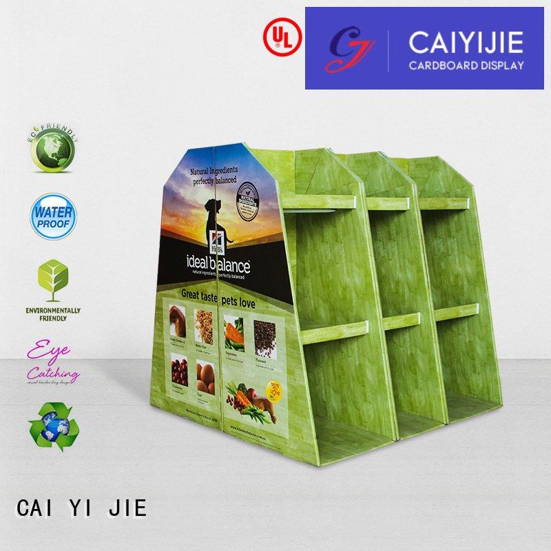 CAI YI JIE Brand promoting cardboard pallet display plastic pallet