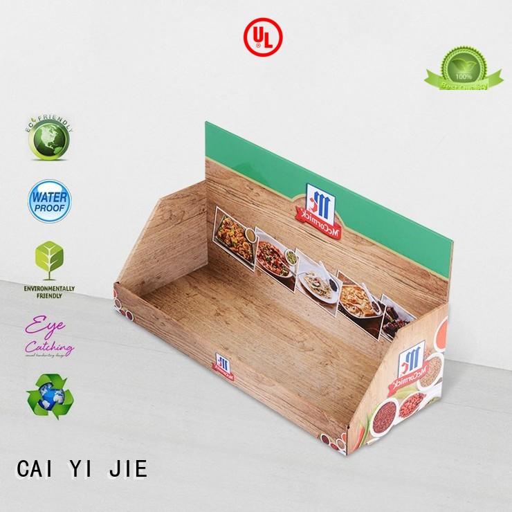 commodity cardboard countertop displays stands boxes for units chain