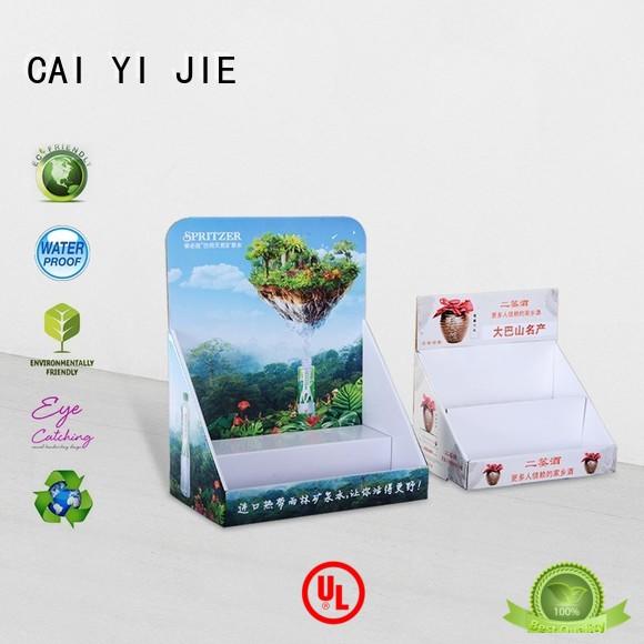 black cardboard display boxes custom for stores CAI YI JIE