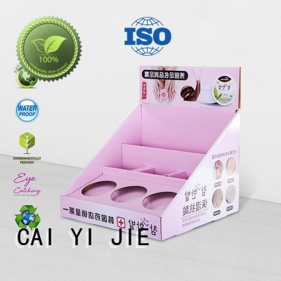 universal custom cardboard display boxes factory price CAI YI JIE