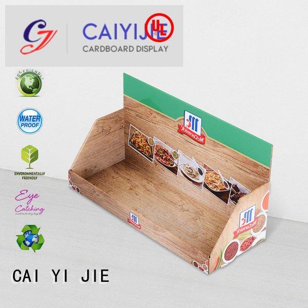 CAI YI JIE sale cardboard display boxes promotional supermarkets