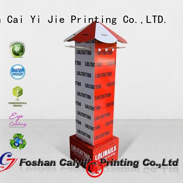 counter hook display stand stands cardboard Warranty CAI YI JIE