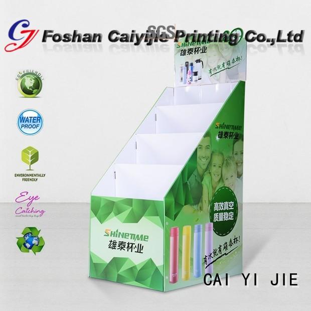 CAI YI JIE cardboard retail display printing