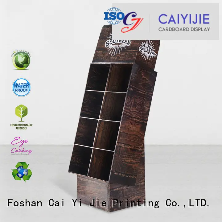 Wholesale sale stand cardboard stand CAI YI JIE Brand
