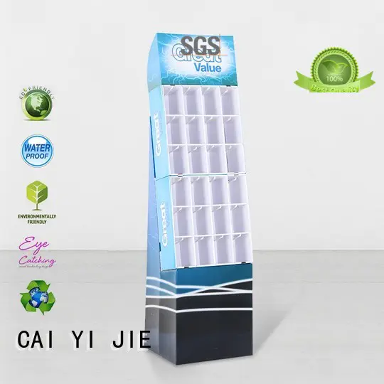 cardboard newspaper stands automotive for perfume CAI YI JIE