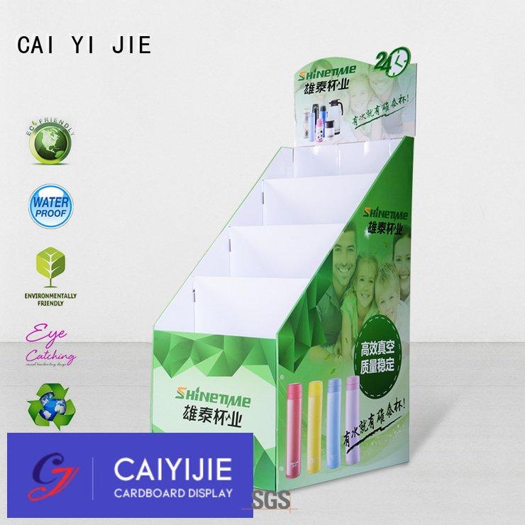 CAI YI JIE Brand pop stand display cardboard greeting card display stand