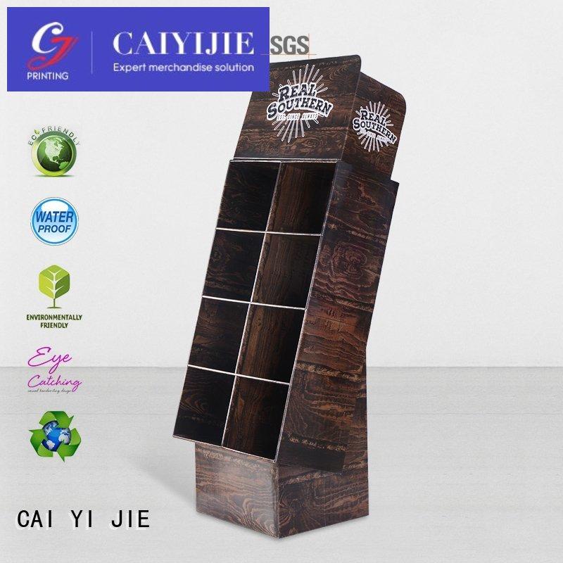 stores Custom stand cardboard stand stainless CAI YI JIE