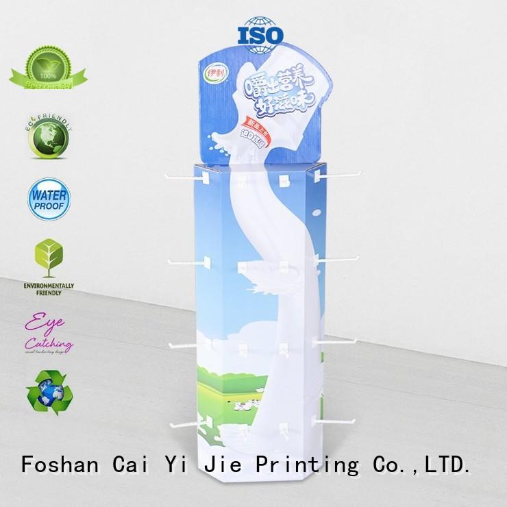 CAI YI JIE wing corrugated displays for stores