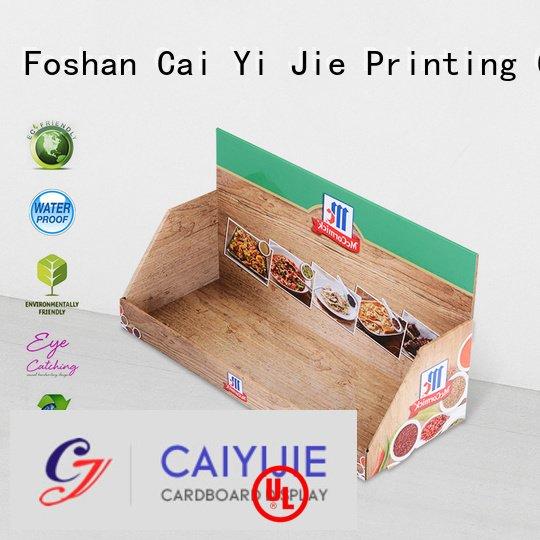 CAI YI JIE Brand marketing stands displays cardboard display boxes product