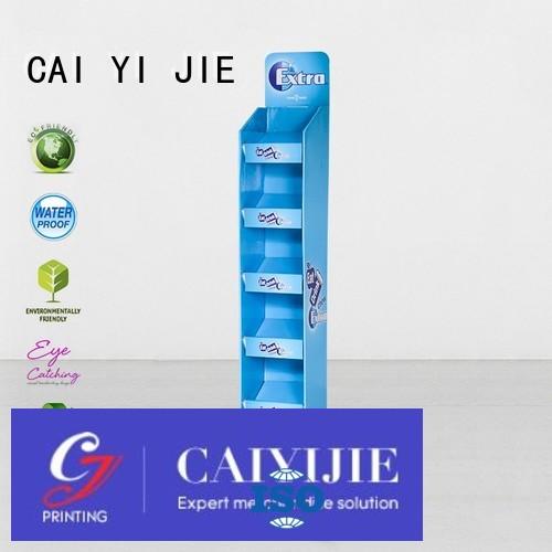 cardboard greeting card display stand stiand for beer CAI YI JIE