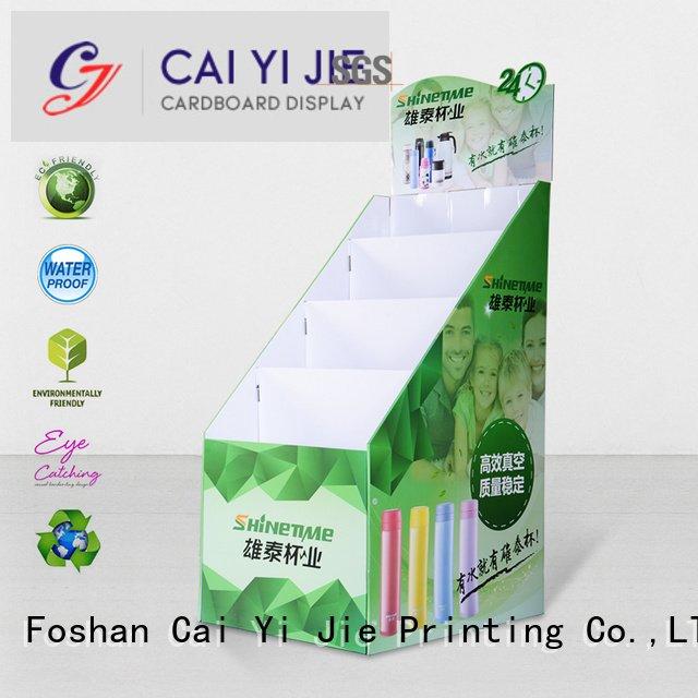 OEM cardboard greeting card display stand clip fashion uv cardboard stand