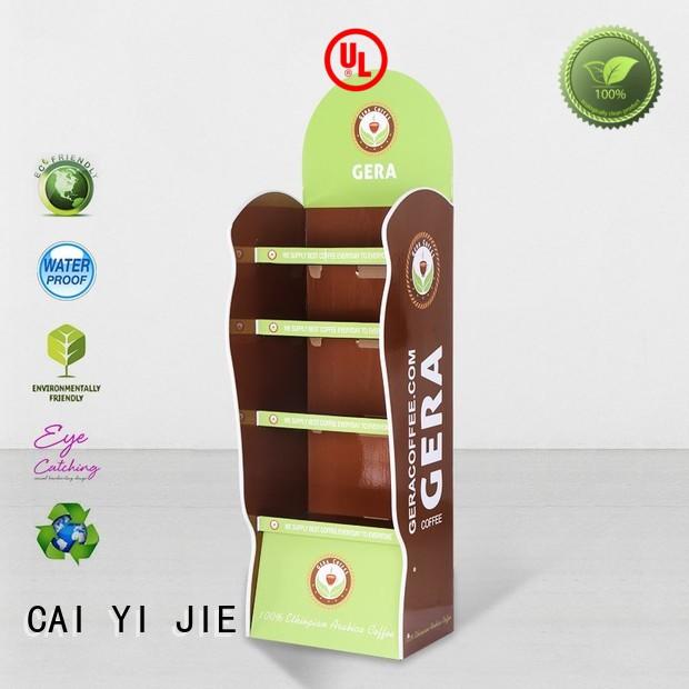CAI YI JIE cardboard display stands for paper shelf