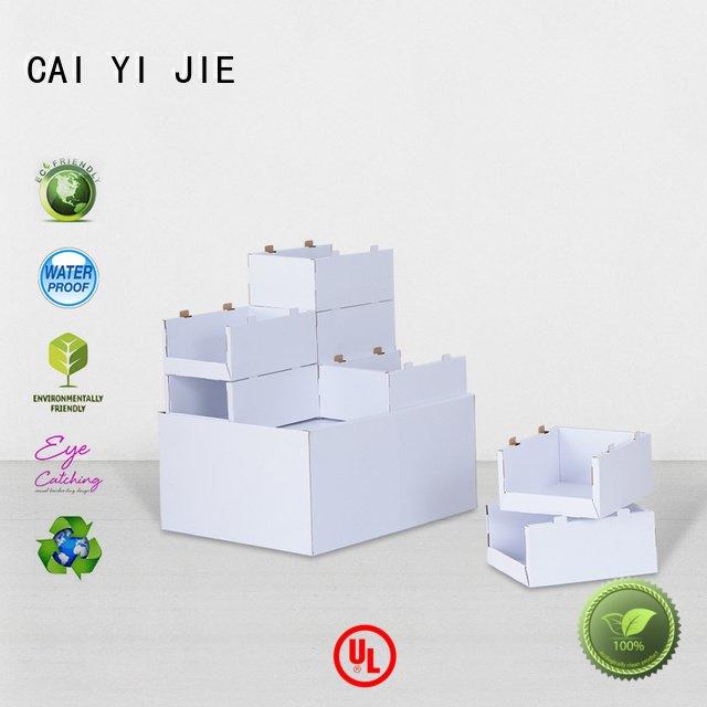 CAI YI JIE Brand cardboard retail corrugated cardboard pallet display