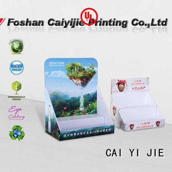 CAI YI JIE Brand stores grocery cardboard display boxes manufacture