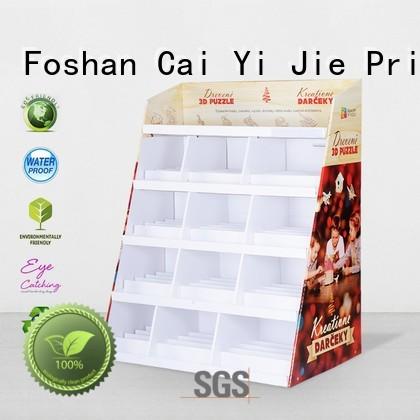 clip cardboard display board plastic for electronic lights for grids CAI YI JIE