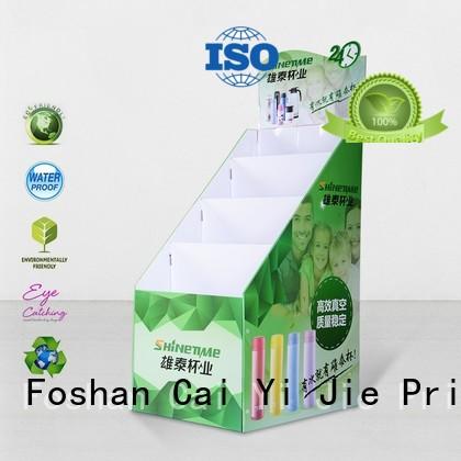 stand cardboard point of sale display stands displays for promotion CAI YI JIE