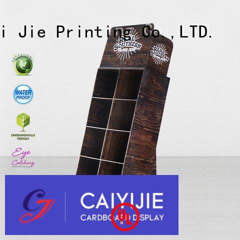 CAI YI JIE cardboard greeting card display stand color stiand uv