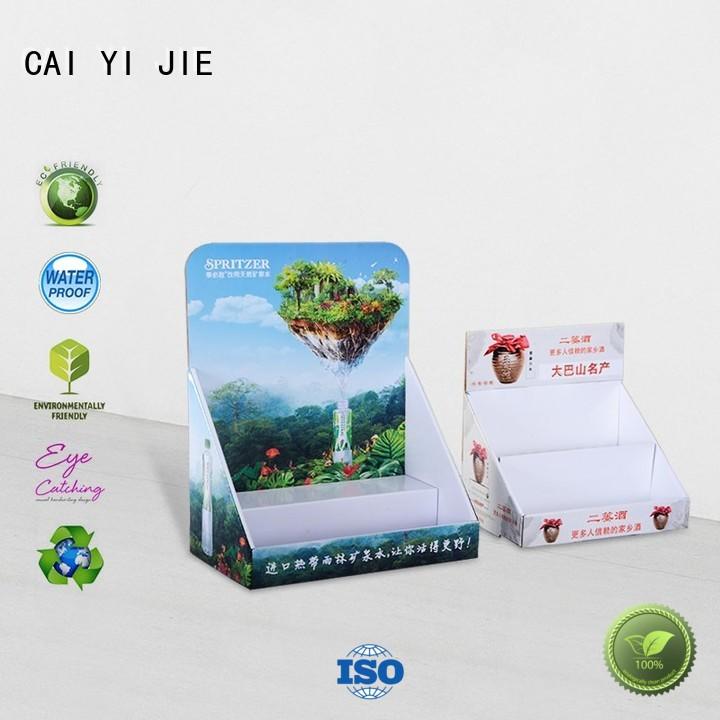 CAI YI JIE grocery custom cardboard display boxes stands boxes for stores