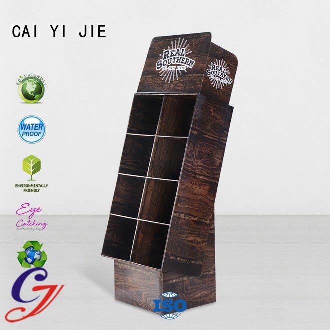 chain cardboard stand CAI YI JIE cardboard greeting card display stand