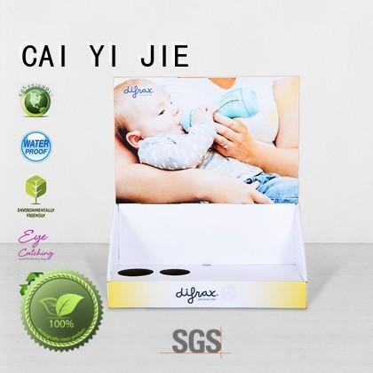 custom cardboard counter displays retail boxes Bulk Buy units CAI YI JIE