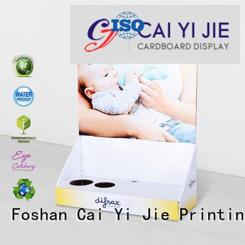 sale stores countertop marketing CAI YI JIE custom cardboard counter displays