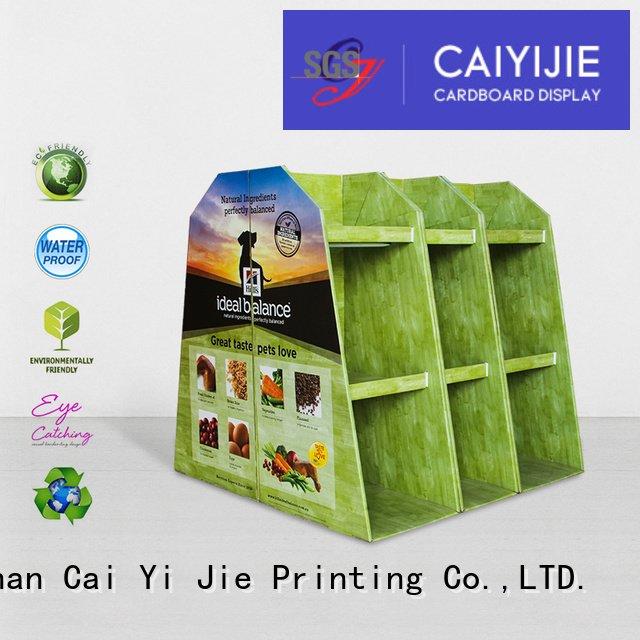 CAI YI JIE cardboard pallet display corrugated carton racks sales