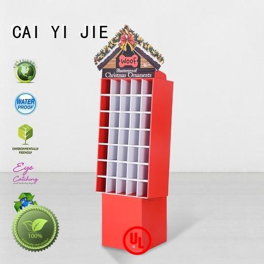 displays cardboard display units soft for supermarket CAI YI JIE