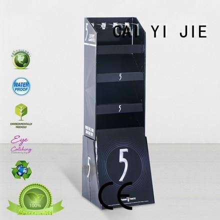 printing hook counter hook display stand supermarket cardboard CAI YI JIE Brand