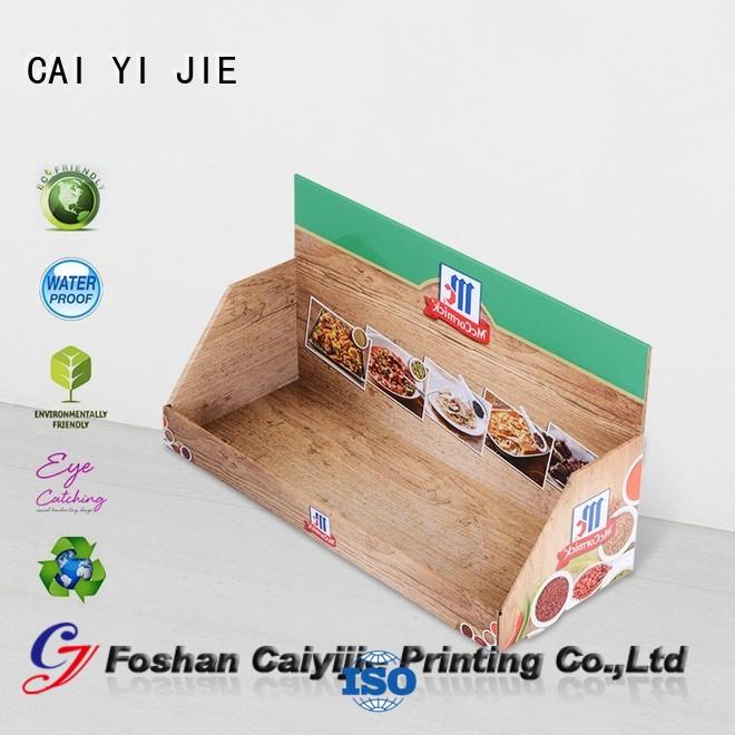 CAI YI JIE grocery cardboard display boxes stands boxes for marketing