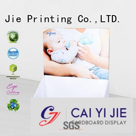 Hot custom cardboard counter displays sale cardboard display boxes printed CAI YI JIE