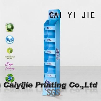 CAI YI JIE floor display tiers