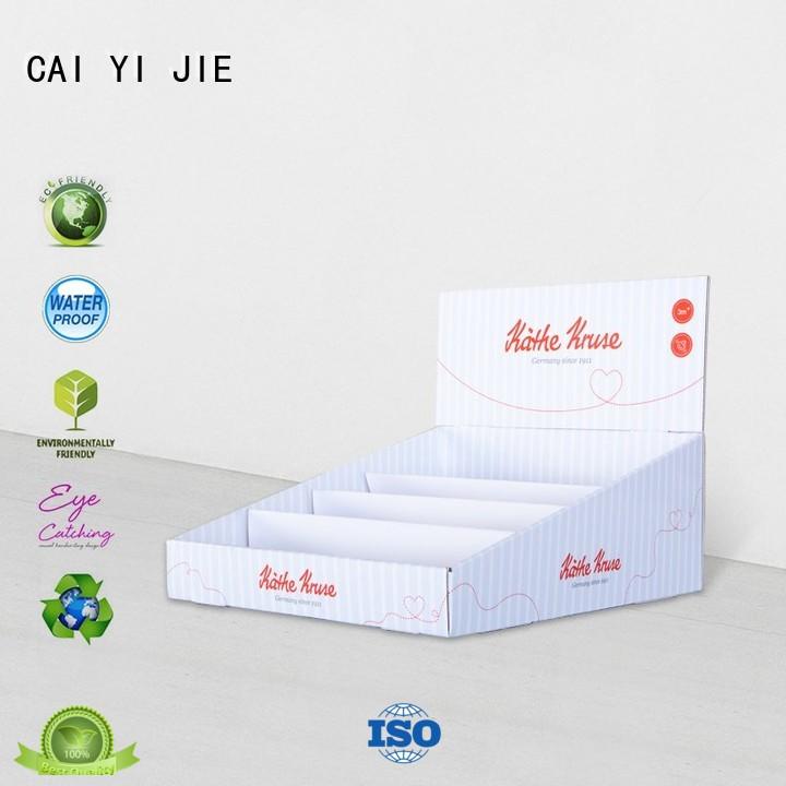 CAI YI JIE cardboard display boxes stands boxes for stores