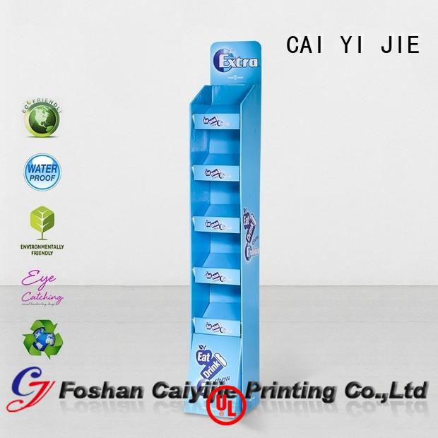 CAI YI JIE corrugated cardboard display manufacturers layers for milk