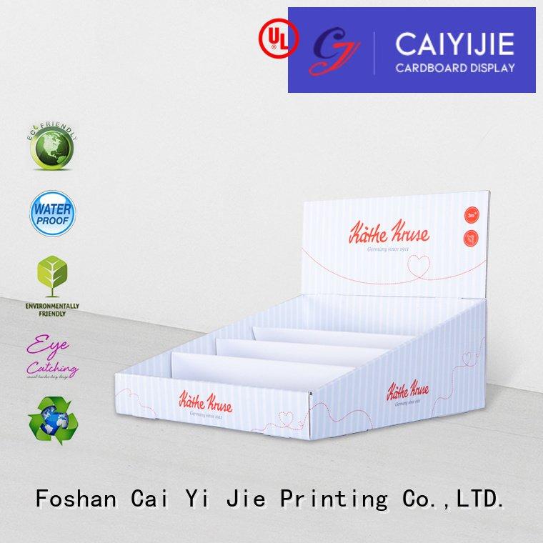 promotional printed CAI YI JIE cardboard display boxes