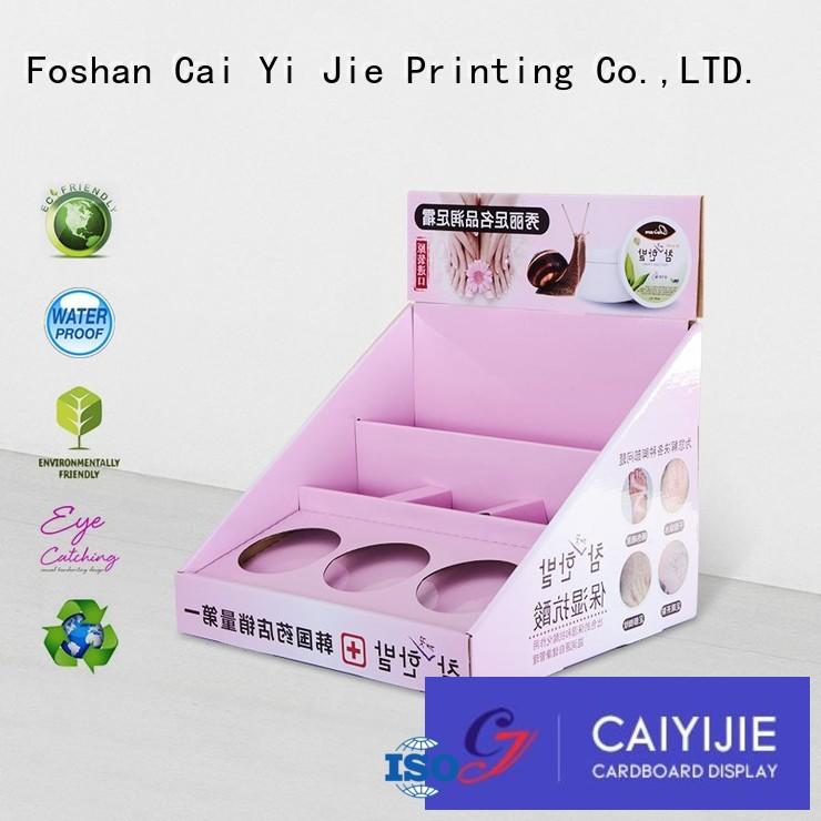 displays cardboard display boxes wholesale factory price for supermarkets CAI YI JIE