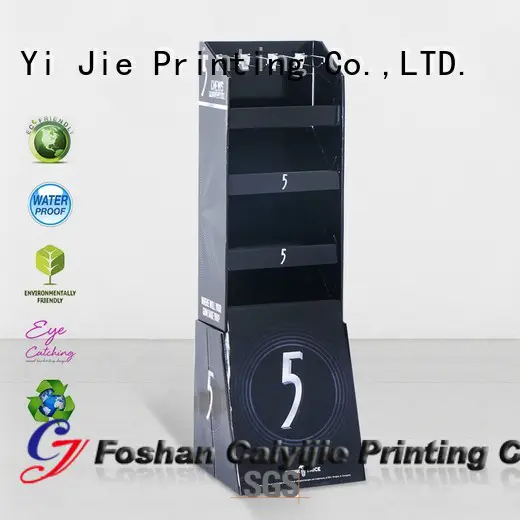 Stair Step Cardboard Display Stands For Marketing Sale
